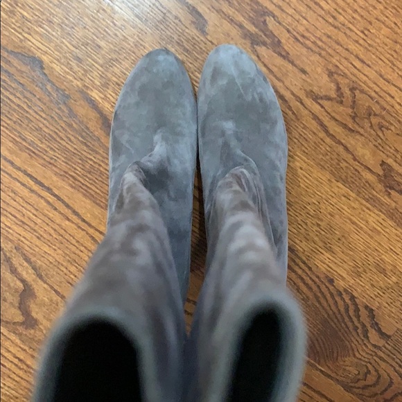 Woman heeled boots size 39 gray Via Roma like new - Picture 5 of 8